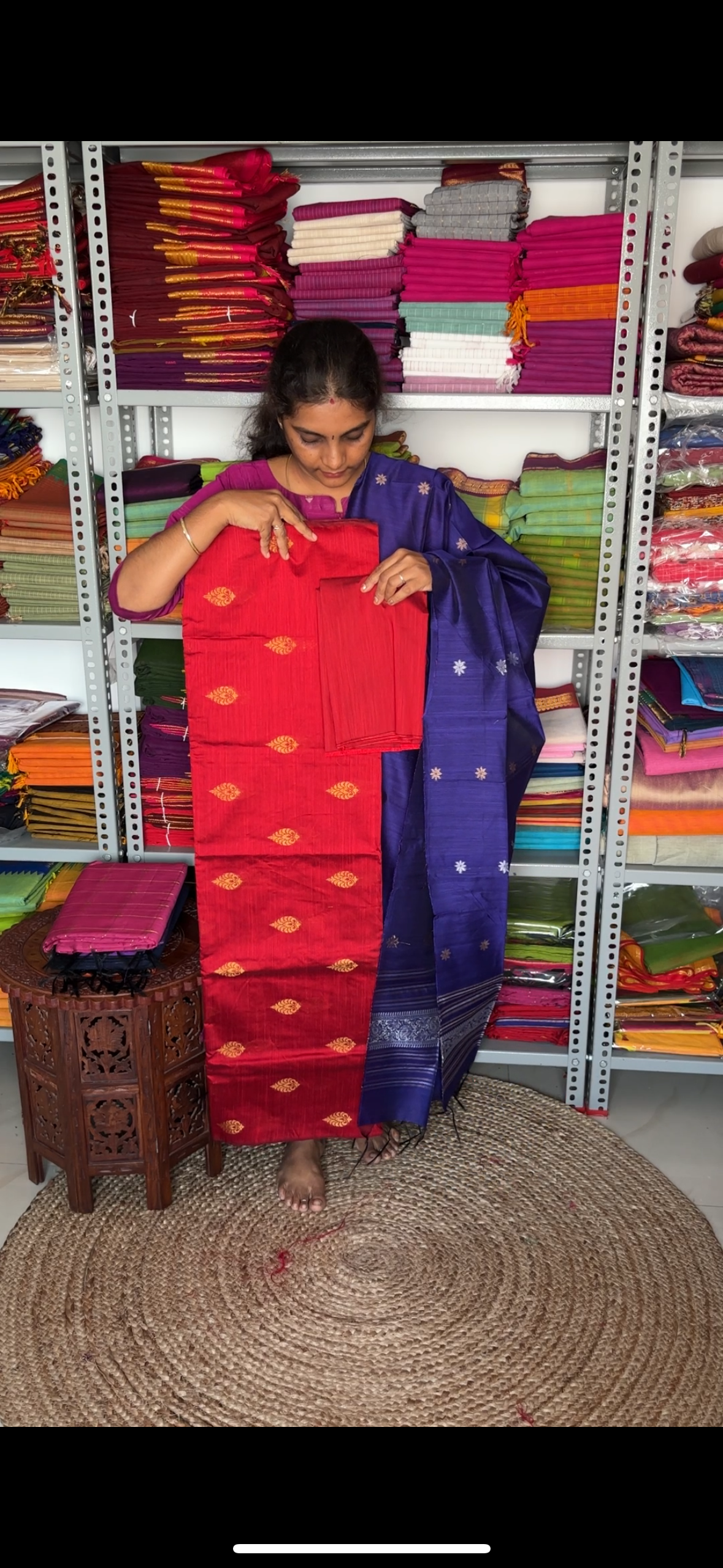 Saanvi - Raw silk set