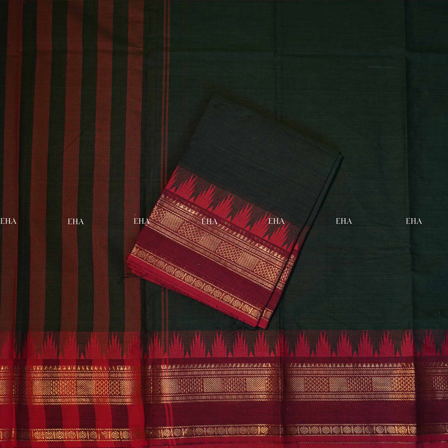 Sakthi - Budget Kanchi (Green Shades)