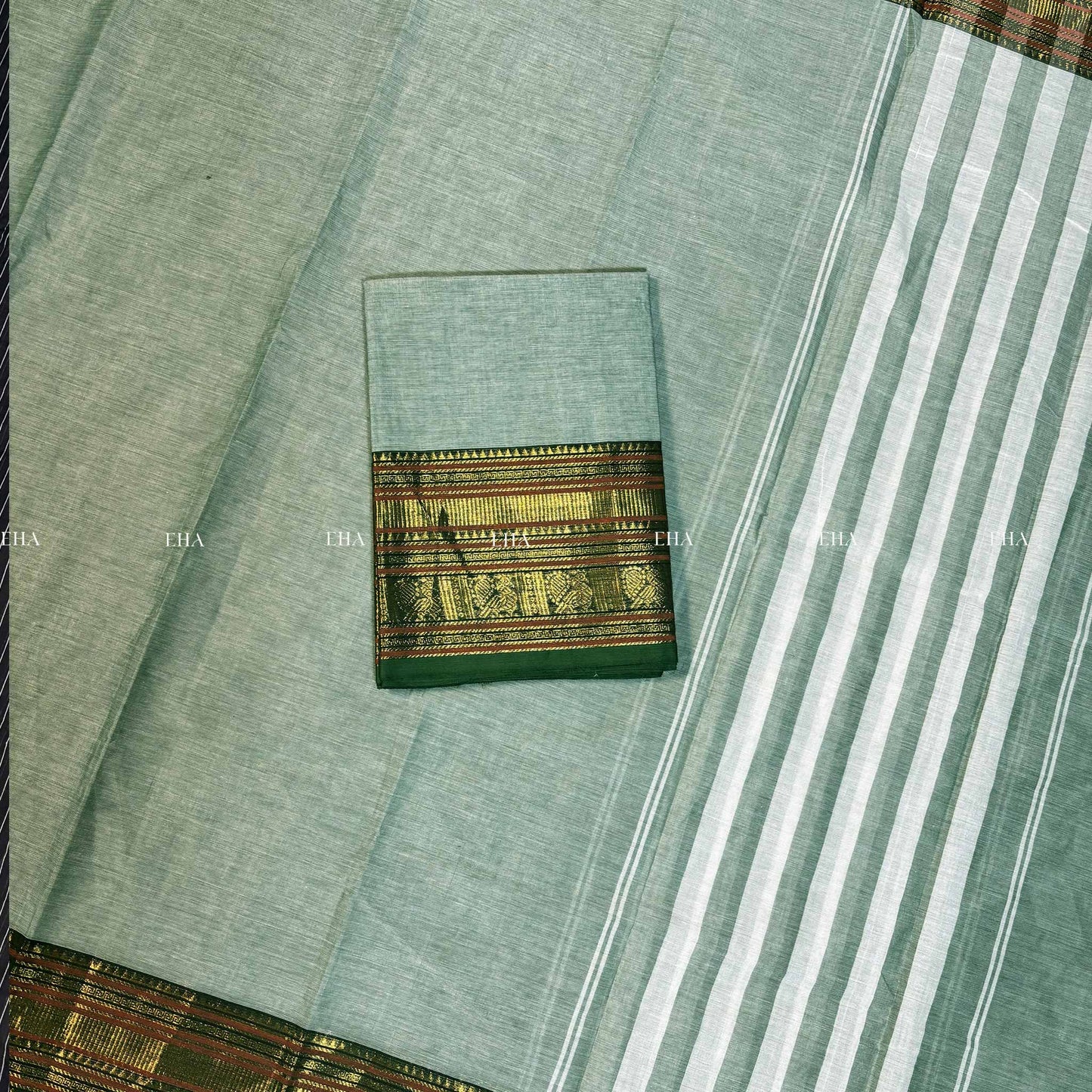 Sakthi - Budget Kanchi (Green Shades)