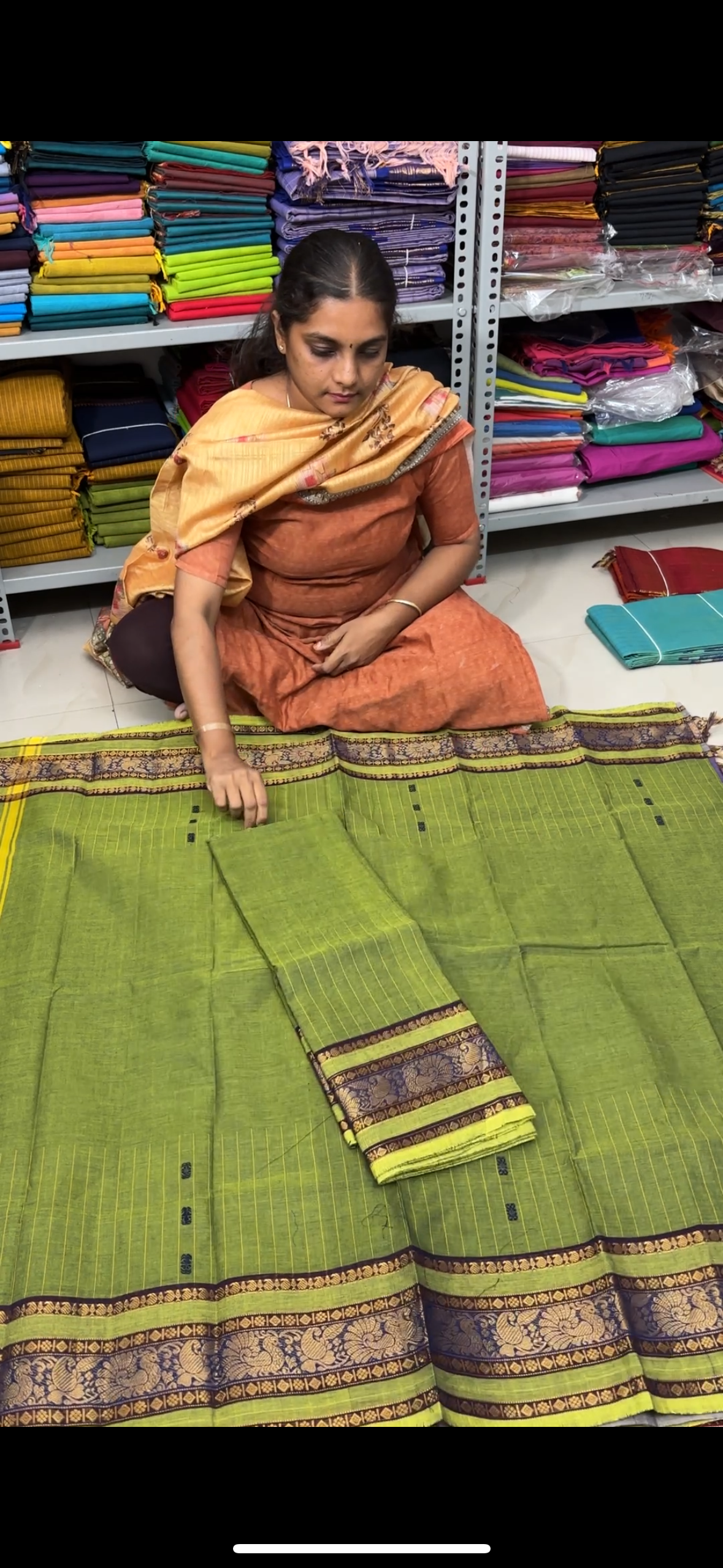 Mahitha - parrot green